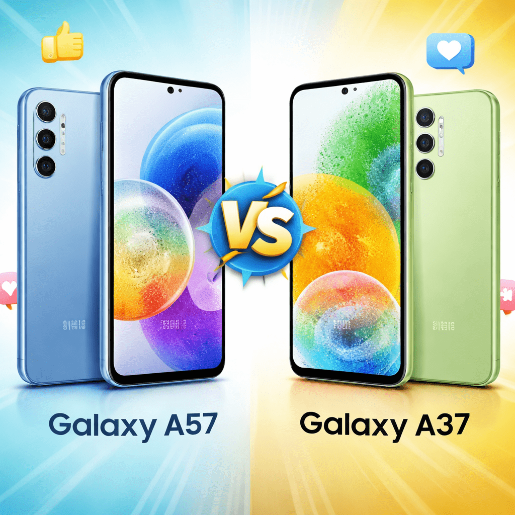 Galaxy A57 ou A37: o que muda de verdade