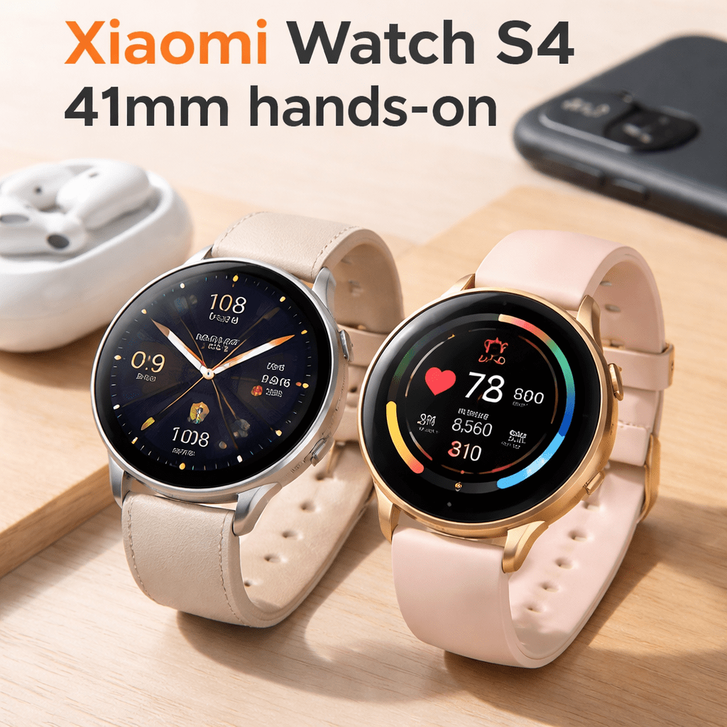 Xiaomi Watch S4 41 mm mira quem quer leveza