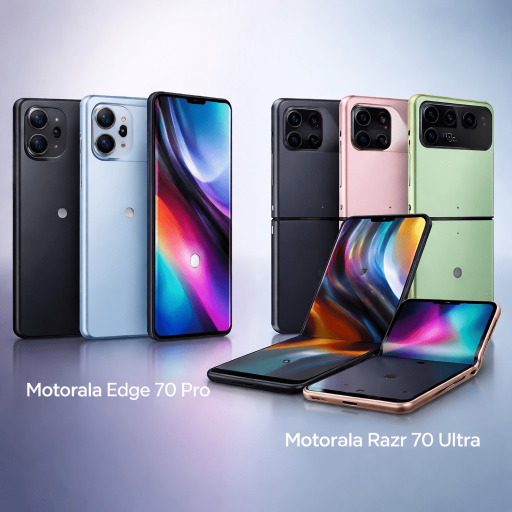Vazamento expõe cores do Edge 70 Pro
