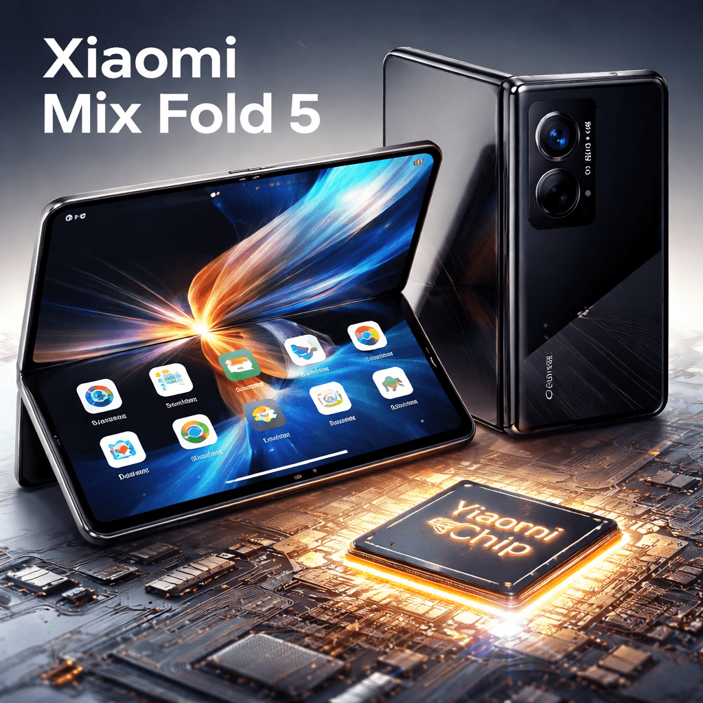 Mix Fold 5 surge em código da Xiaomi