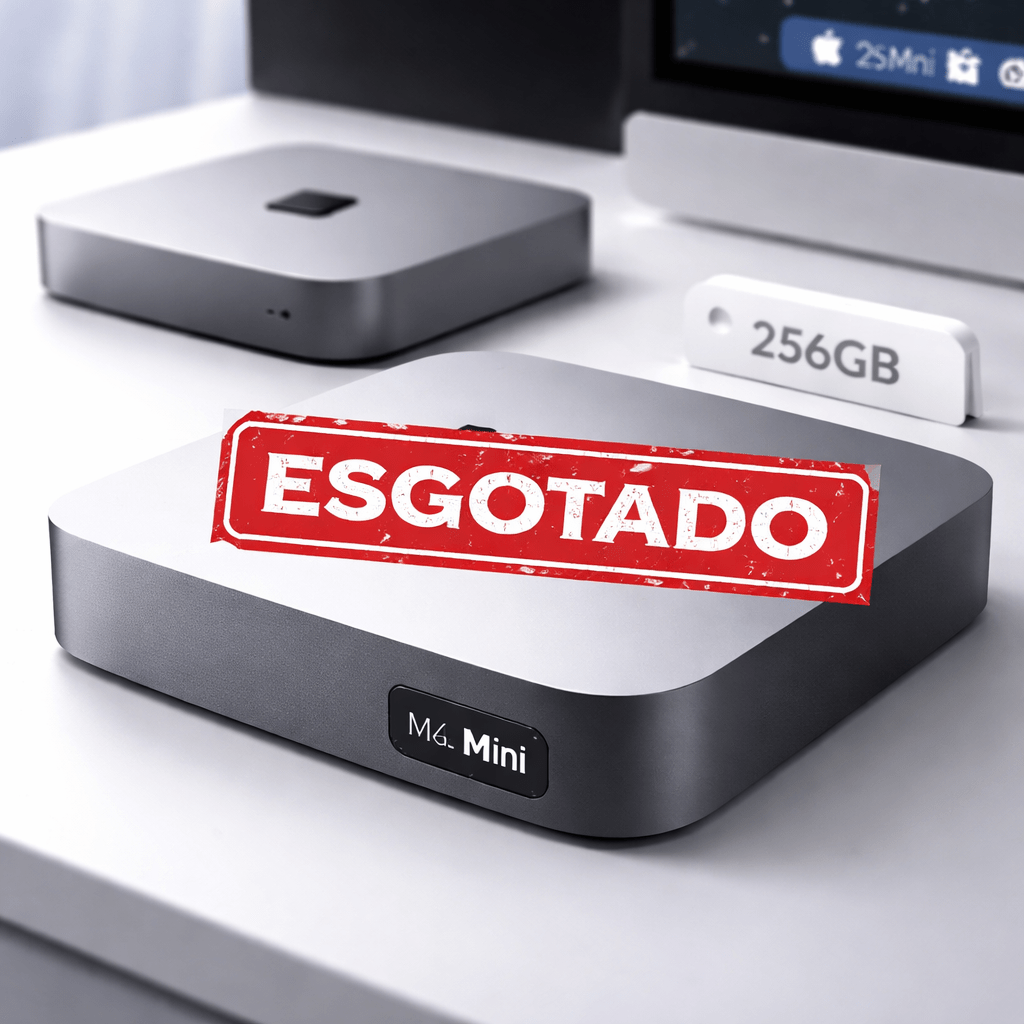 Mac mini M4 abandona 256 GB e sobe o piso