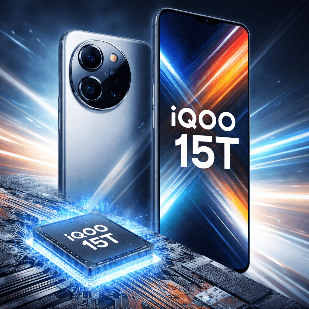 Vazamento do iQOO 15T mira bateria gigante