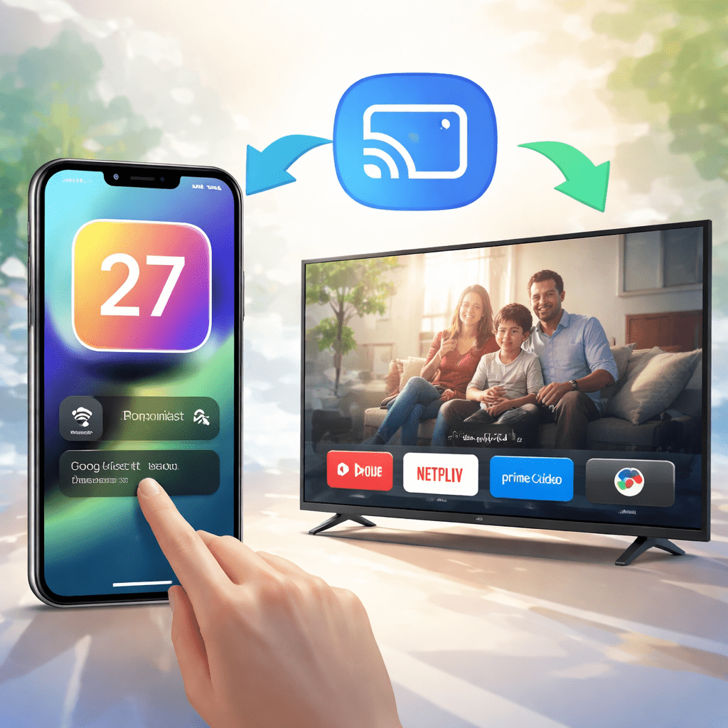 iPhone pode ganhar Google Cast no iOS 27
