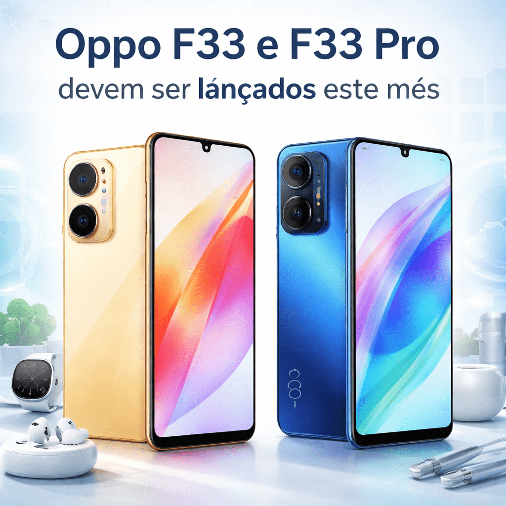 Oppo F33 pode chegar em abril com bateria maior