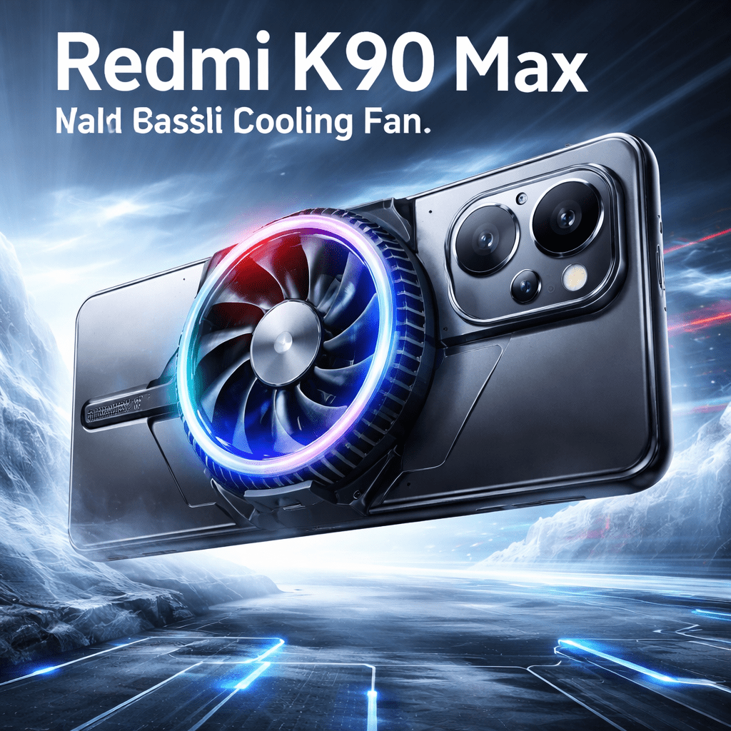 Redmi K90 Max aposta em ventoinha gigante