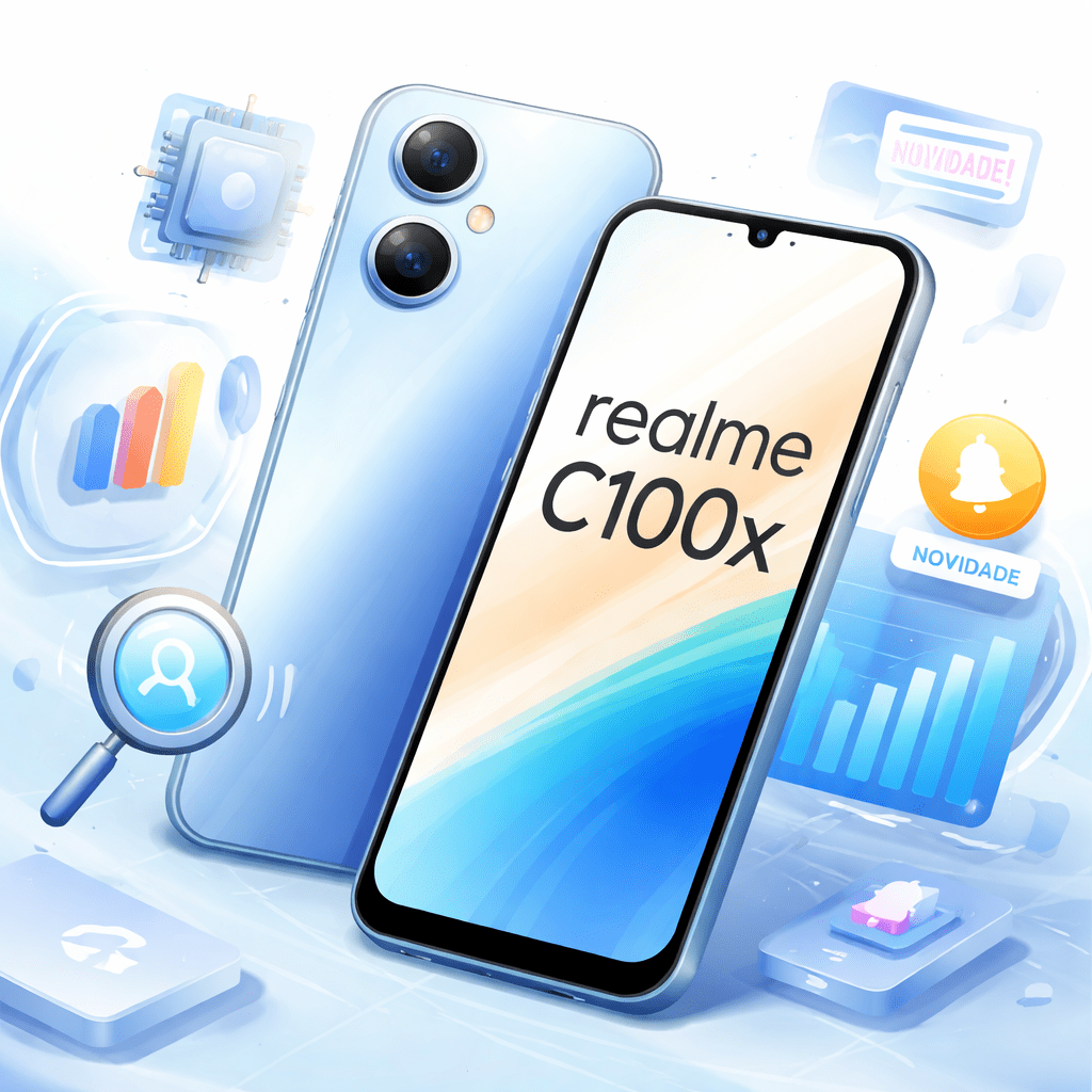 Realme C100x vaza com bateria grande
