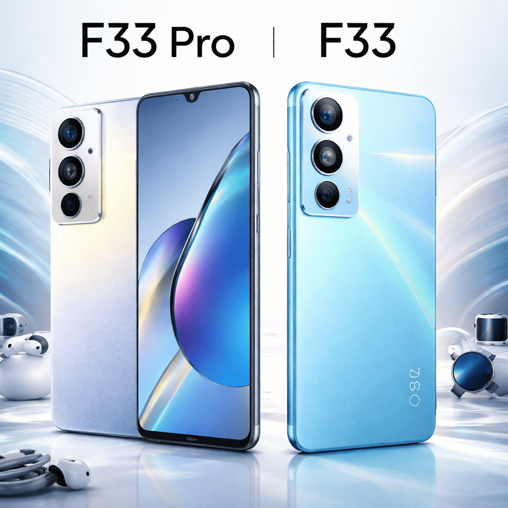Oppo F33 Pro chega com câmera frontal de 50 MP