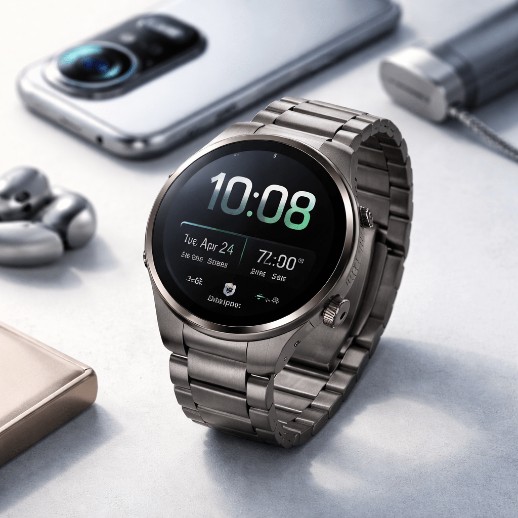 vivo Watch 6 estreia com titânio e bateria grande