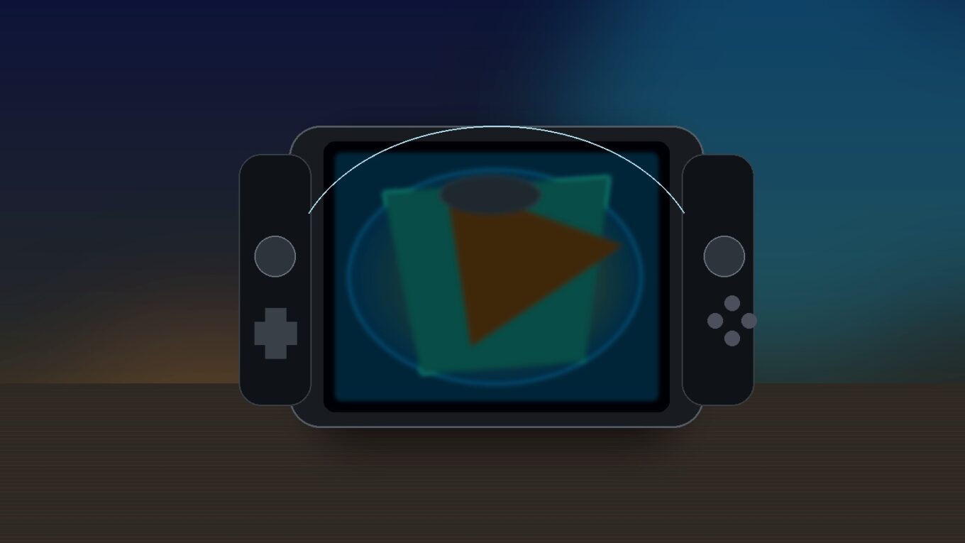Steam Deck: handheld gaming em product hero sobre mesa limpa
